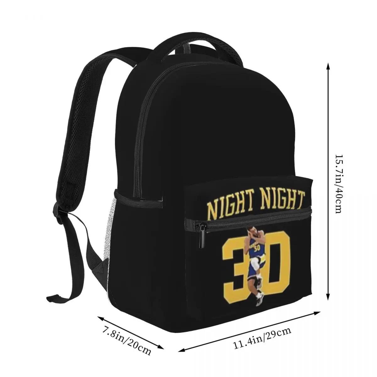 Curry Night Night 30 Jumper Men Women Waterproof Backpack Ultra Lightweight Back Bag for Men Backpack Book Bag 16inch