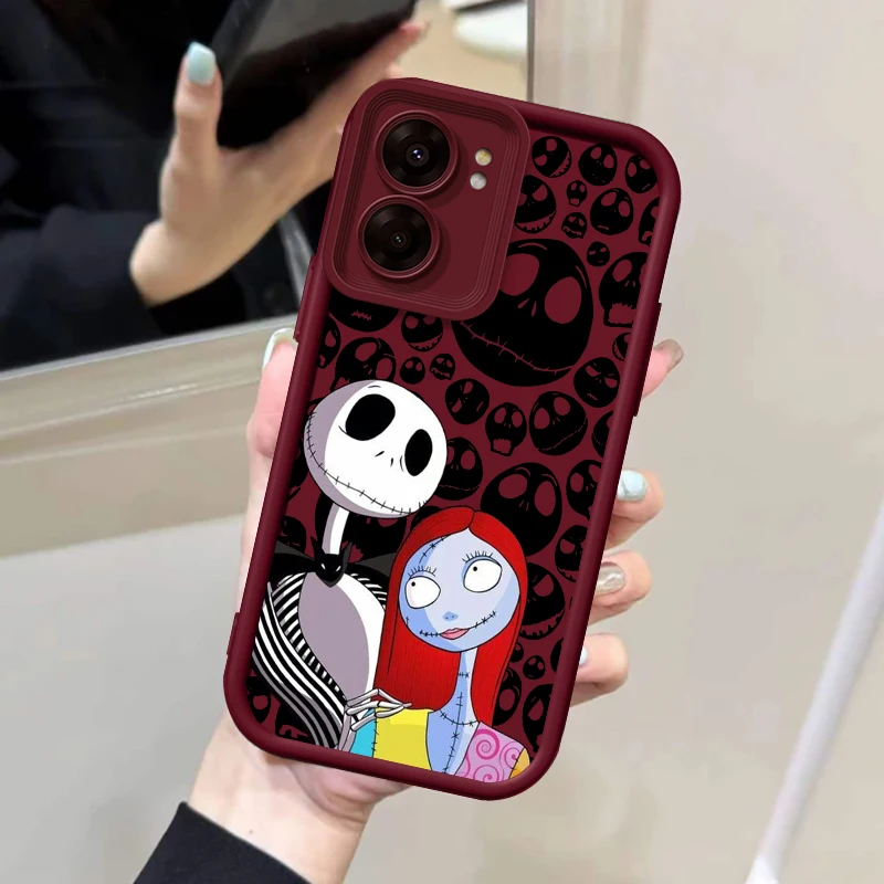 The Nightmare Before Christmas Eye Ladder For OPPO Find X5 X3 A58 A57 A55 A53 A54 A92 A74 A78 A98 A16 A94 A76 A72 5G Cover