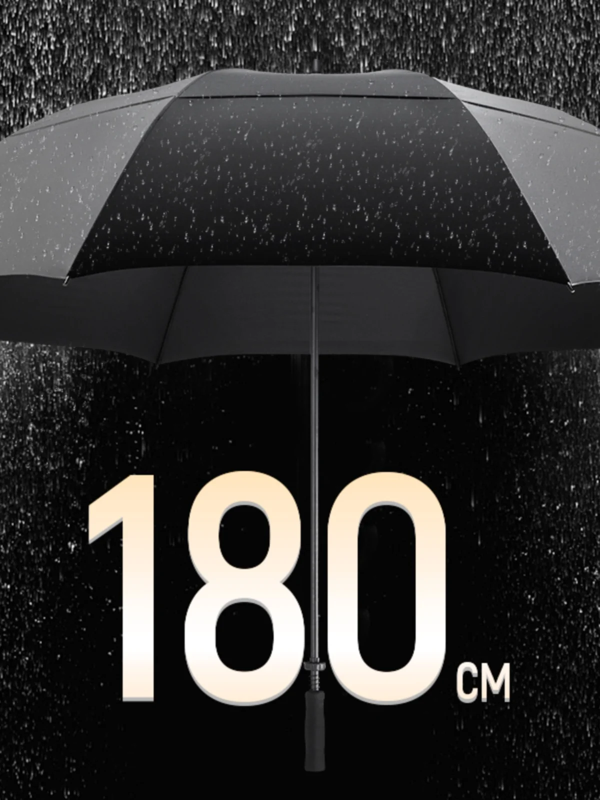 

Extra Large Strengthened Thiened Durable Windproof Rain Umbrella for Household Use Long Handle Special for Heavy Rain M ...