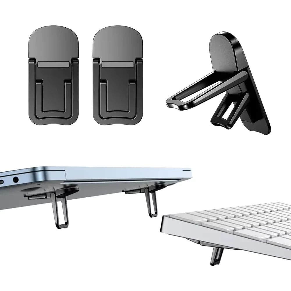 2PCS Adjustable Riser Cooling Bracket, Suitable for Laptops, Tablets, Foldable Laptop Brackets, Portable Laptop Brackets