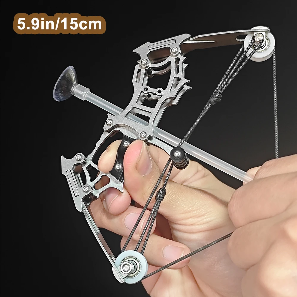 

5.9" Mini Archery Bow Set Includes 5pcs Arrows & Target for Outdoor Shooting Practice Hunting Accessories