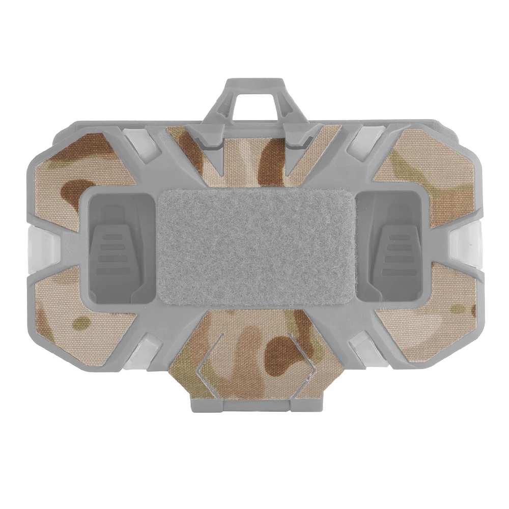 Tactical MOLLE Phone Holder Magic Patch Folding Navigation Board Disguise Camo Sticker Helmet Camera MAGIC TAPE Hunting Gear