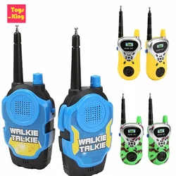 2PCS 50M Wireless Walkie Talkies Mini Portable Handheld Two-Way Radio Kids Toy Outdoor Interphone Parent-child InteractiveToys