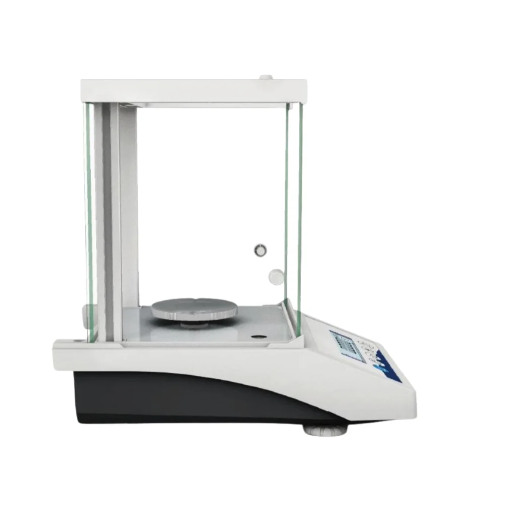 ECO Precision Balance 0.0001g with Print Function and Data Output for Quality Control and Industrial Process Weighing Needs