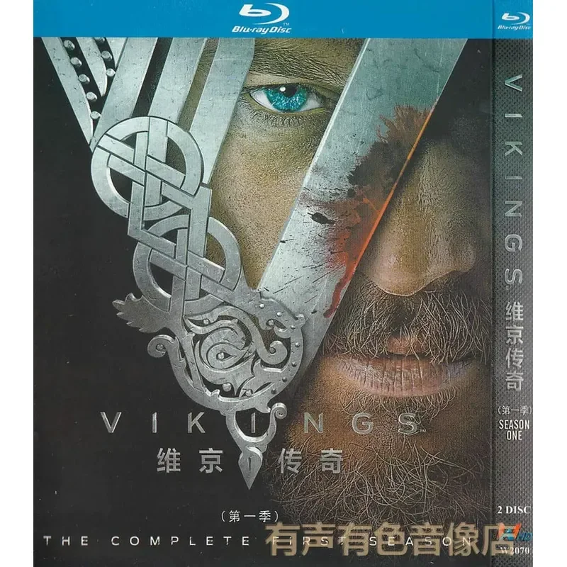

American History Action TV Series Viking Saga Seasons 1–5 High Definition BD Blu-ray 12 Discs