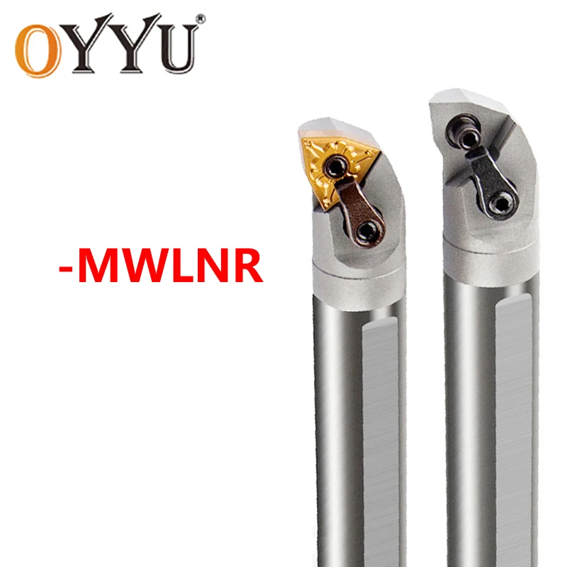 OYYU-C16Q-MWLNR08 de corte de torno CNC, C20R-MWLNR08 de acero de tungsteno, herramientas de torneado MWLNR C16Q C20R C25S MWLNR08 WNMG0802