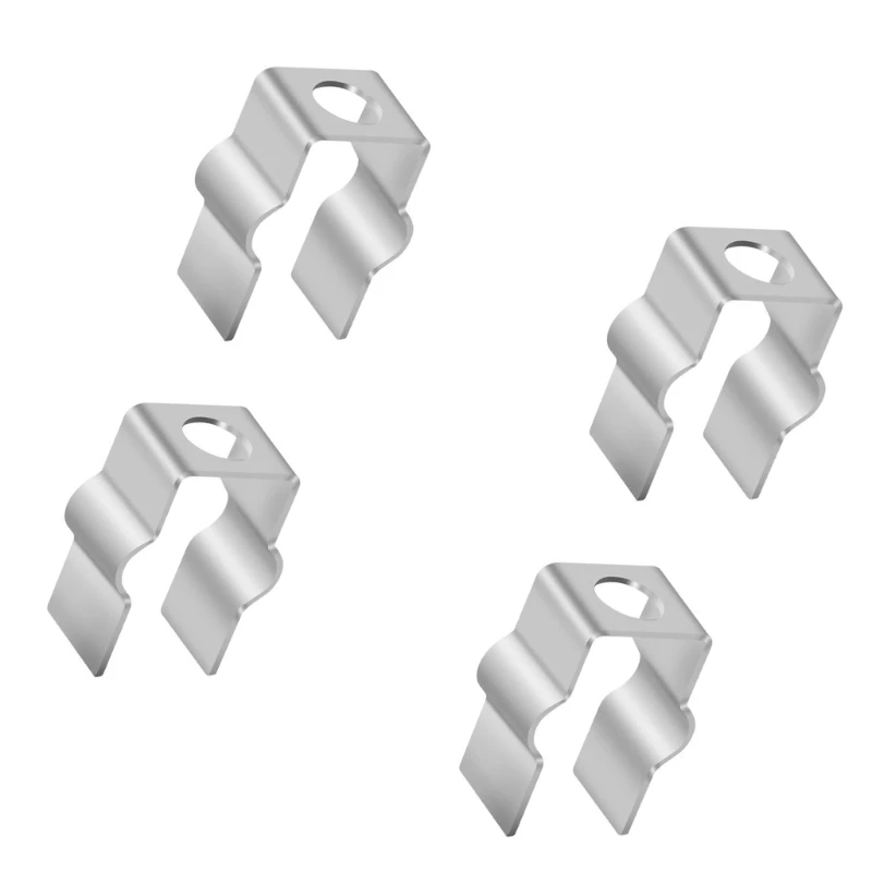 4Pieces Robot Vacuum Side Brush Mounting Brackets Stainless Steel Secure For Shark IQ & AV2501S