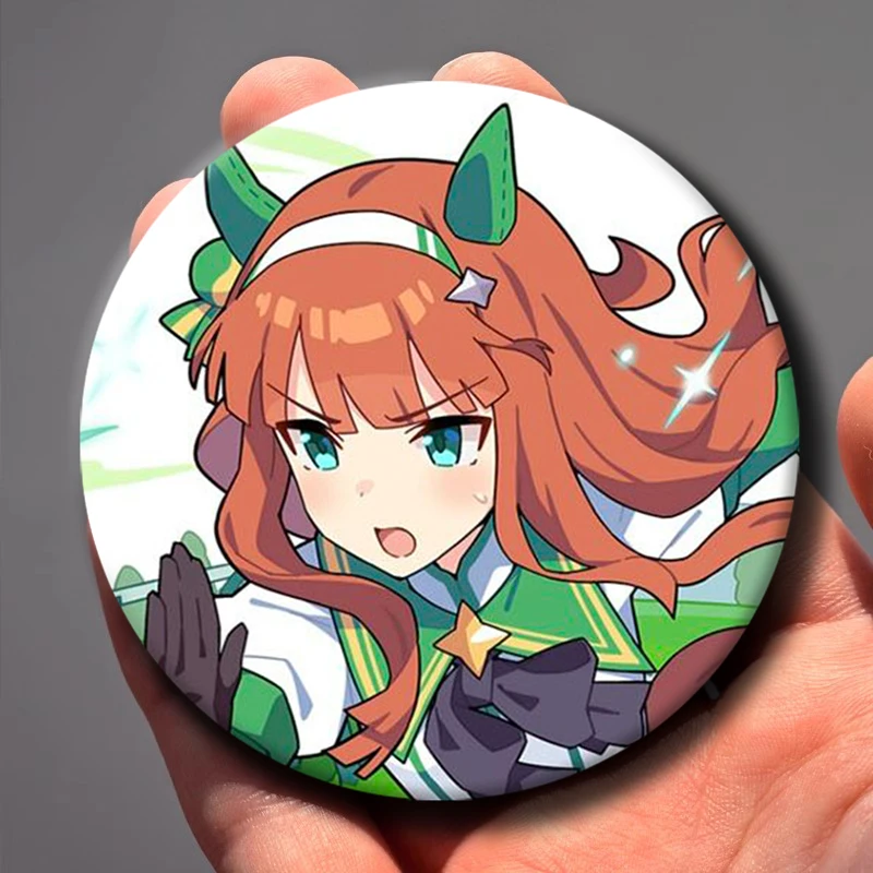 Special Week Silence Suzuka Tokai Teio Vodka Badge Anime Cartoon Brooches Cosplay Cute Enamel Pins