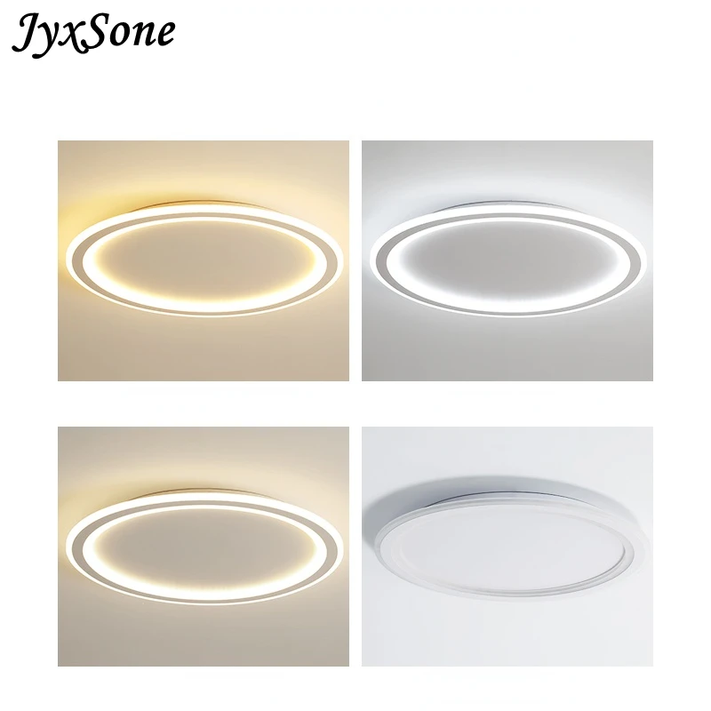 Ultra-thin Modern Round LED Ceiling Lamp for Bedroom Living Room Remote Control Dimmable Ceiling Pendant Lamp Office Home Lamp