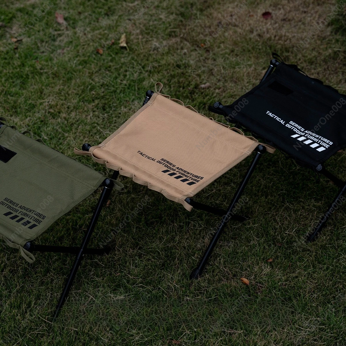 مقعد تكتيكي قابل للطي مع حقيبة حمل، مقعد محمول عالي التحمل للتخييم العسكري، كرسي مدمج متين للاستخدام الخارجي #3