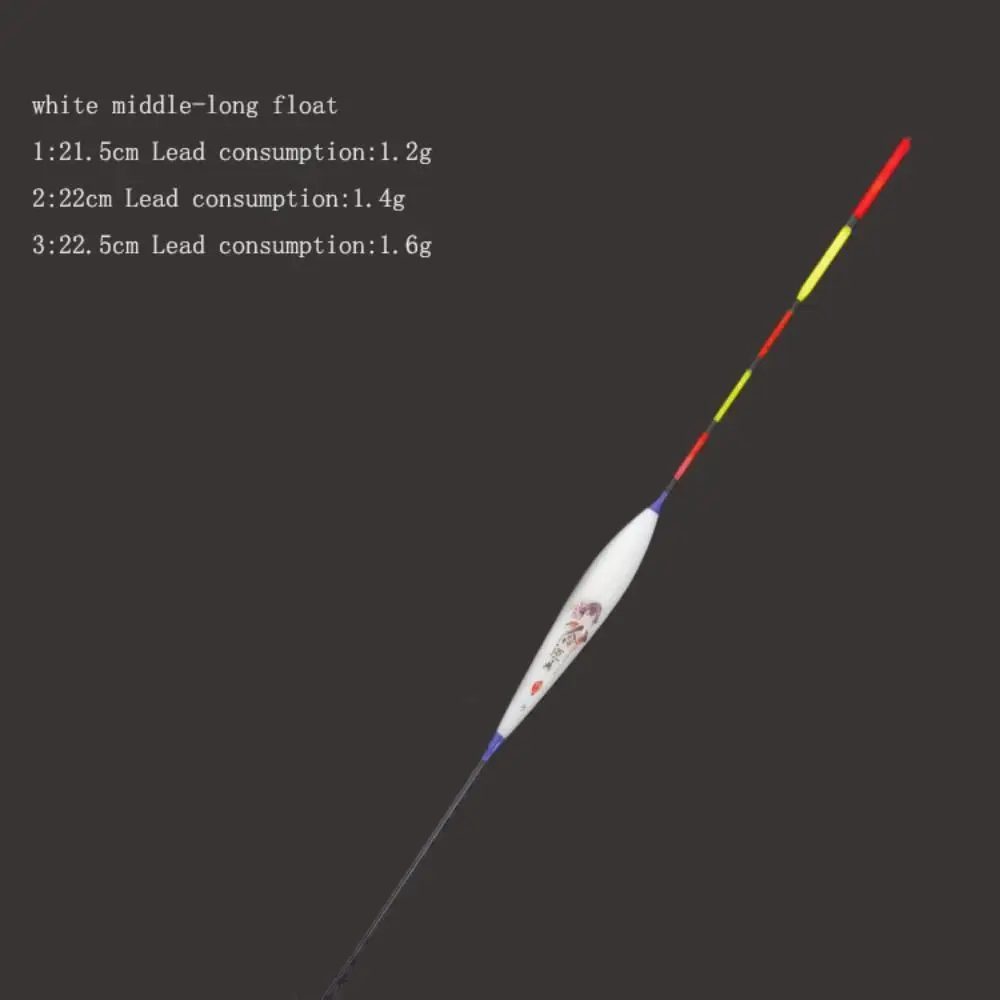 Medium Long Float Fish Float High Sensitivity White High Sensitivity Crucian Carp Float Bold Tail Plastics