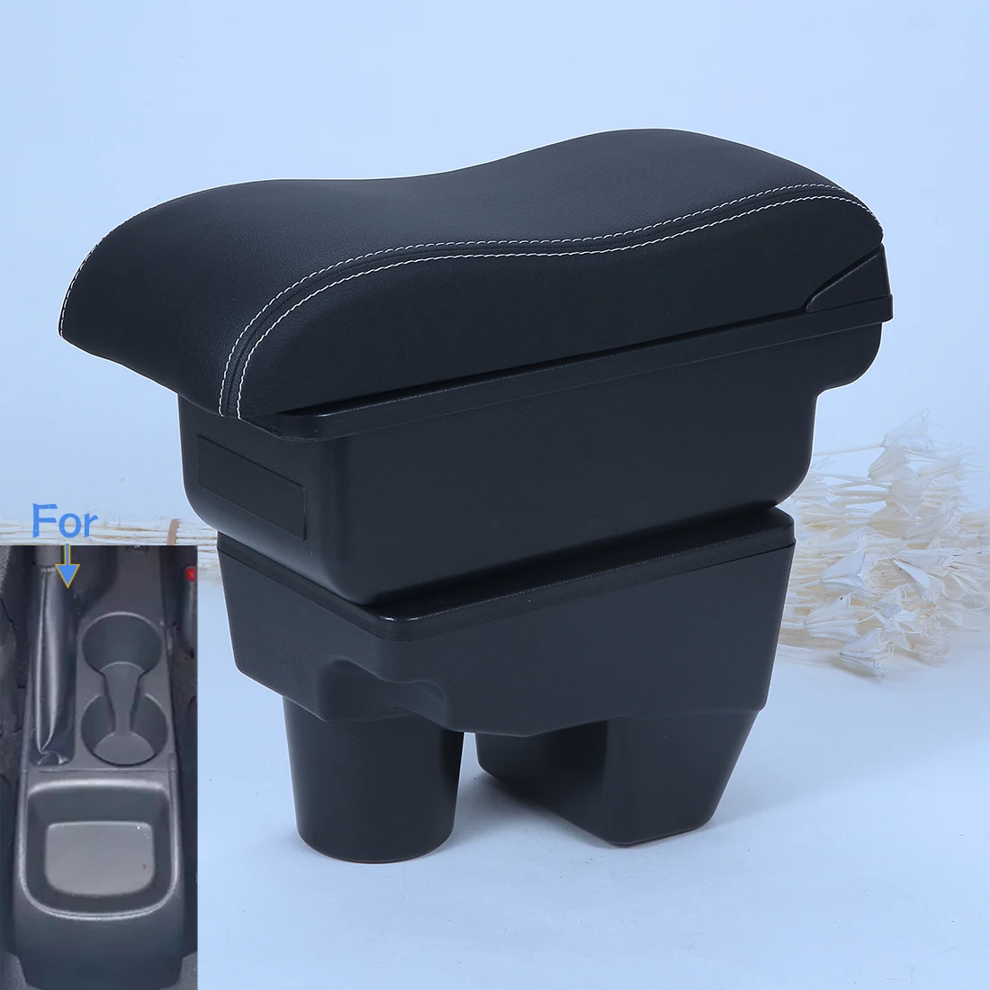 

For Toyota Yaris Armrest Box For Toyota Yaris Elegant Car Armrest Car Storage Box Retrofit parts Interior Car Accessories Arm