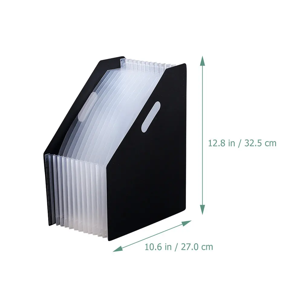 Accordion Expanding Desktop File Organizer Multi-Layer Telescopic Vertical File Holder for Office Study Desk Magazine Book