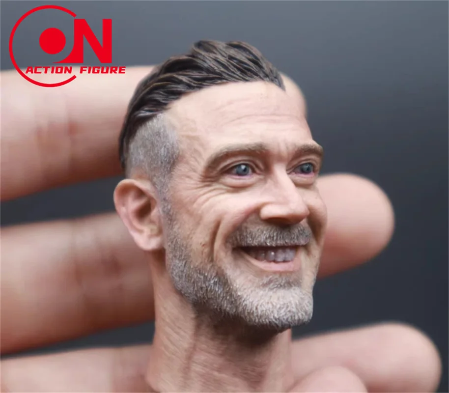 Escala 1/6 Negan Jeffrey Dean Morgan Cabeça Esculpida Modelo Fit 12 ''Soldado Masculino Figura de Ação Bonecas Corporais