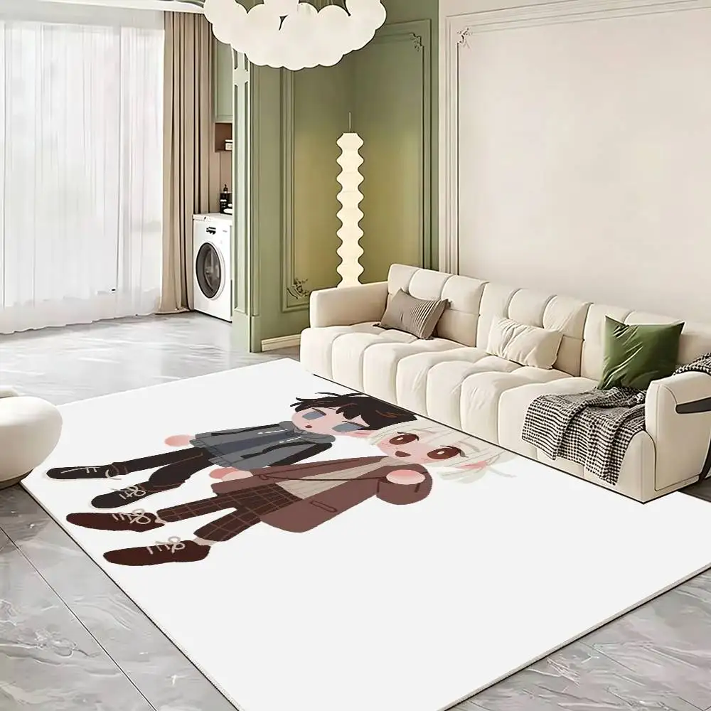 Anime S-Saihate Station Floor Mat Bathroom Absorbent Mat Simple Door Dirt-resistant Mat Home Kitchen Mat