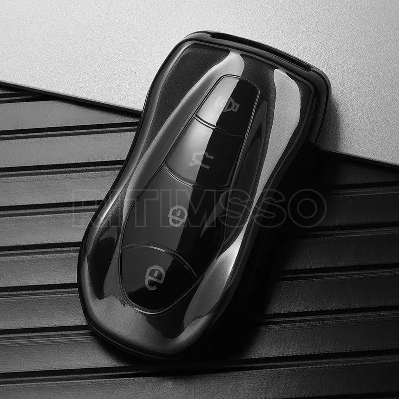 Transparent TPU Car Key Case Cover Protector For Geely Atlas Pro Boyue Tugella Azkarra FY11 Emgrand GS X6 SUV EC7 Accessories