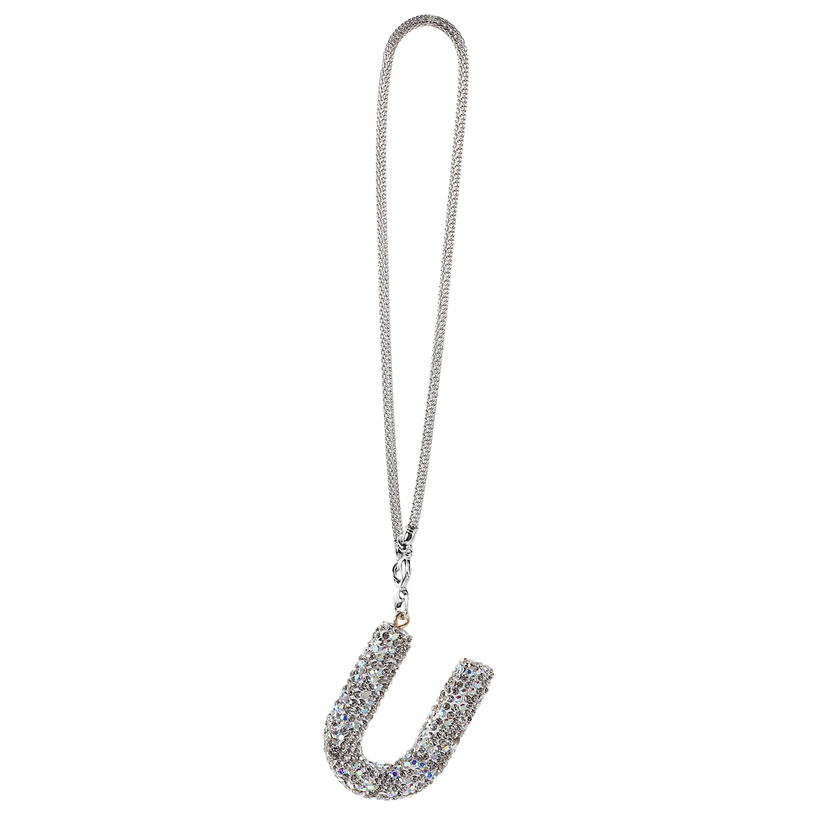 

Decorative Pendant Car Interior Hanging Accessories Rhinestone Jewelry Rearview Mirror Ornament Durable Material Easy