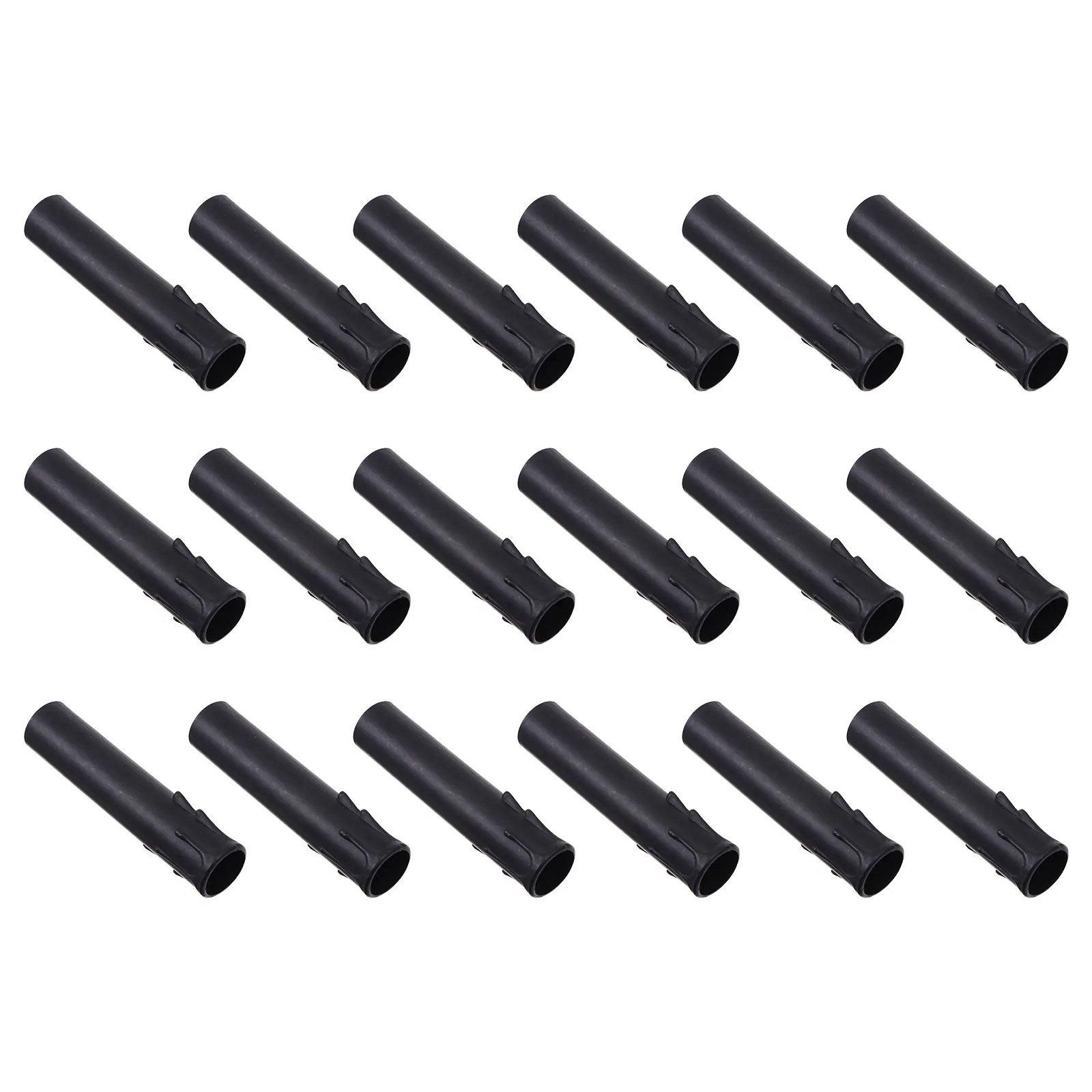 

20pcs Socket Covers Black Teardrop Plastic Chandelier Bulb Base Sleeve E12 Candelabra Decorative Lamp Fixture Cover