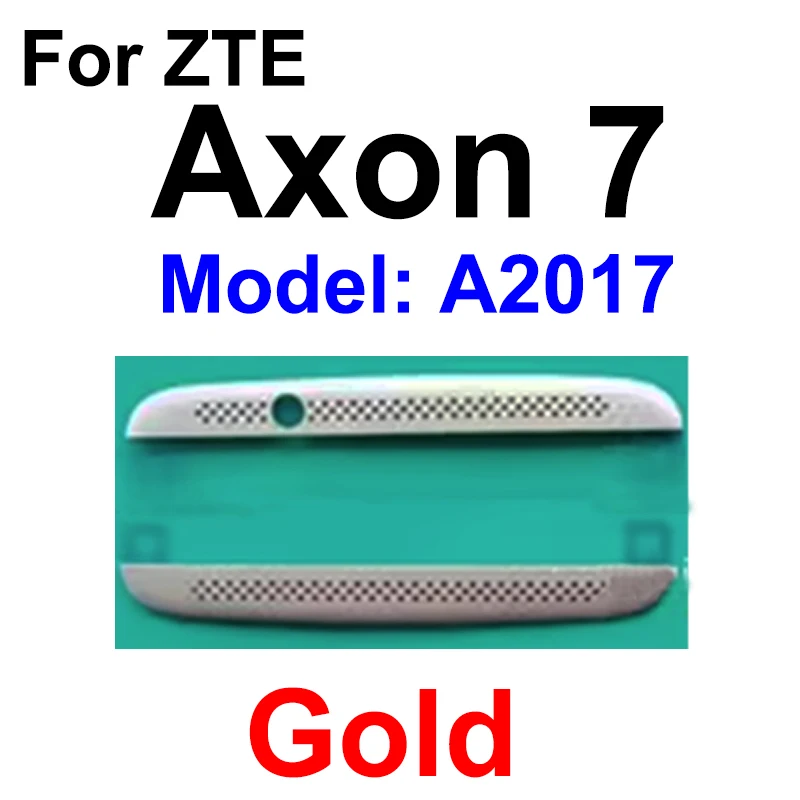 For ZTE Axon 7 A2017 A2017G A2017U Up Down Network Cover Front Frame Earpiece Speaker Up Down Mesh Front Frame Parts