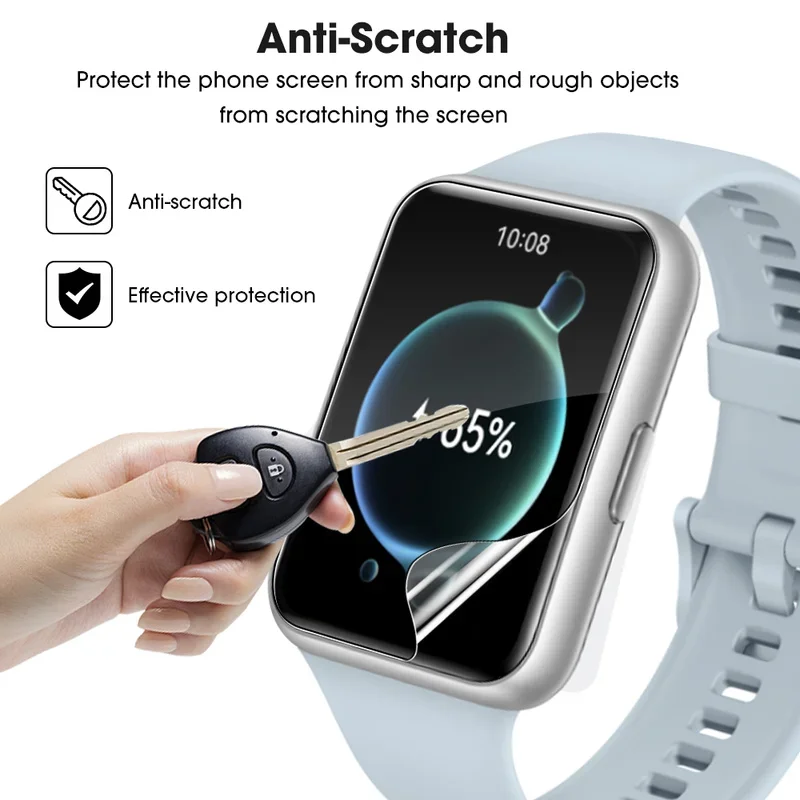 5-1pcs Full Screen Protector for Huawei Watch Fit 2 Fit ES TPU Soft Hydrogel HD Smart Watch Explosion Proof Protective Film