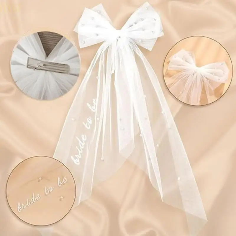 Hx6f elegante véu noiva