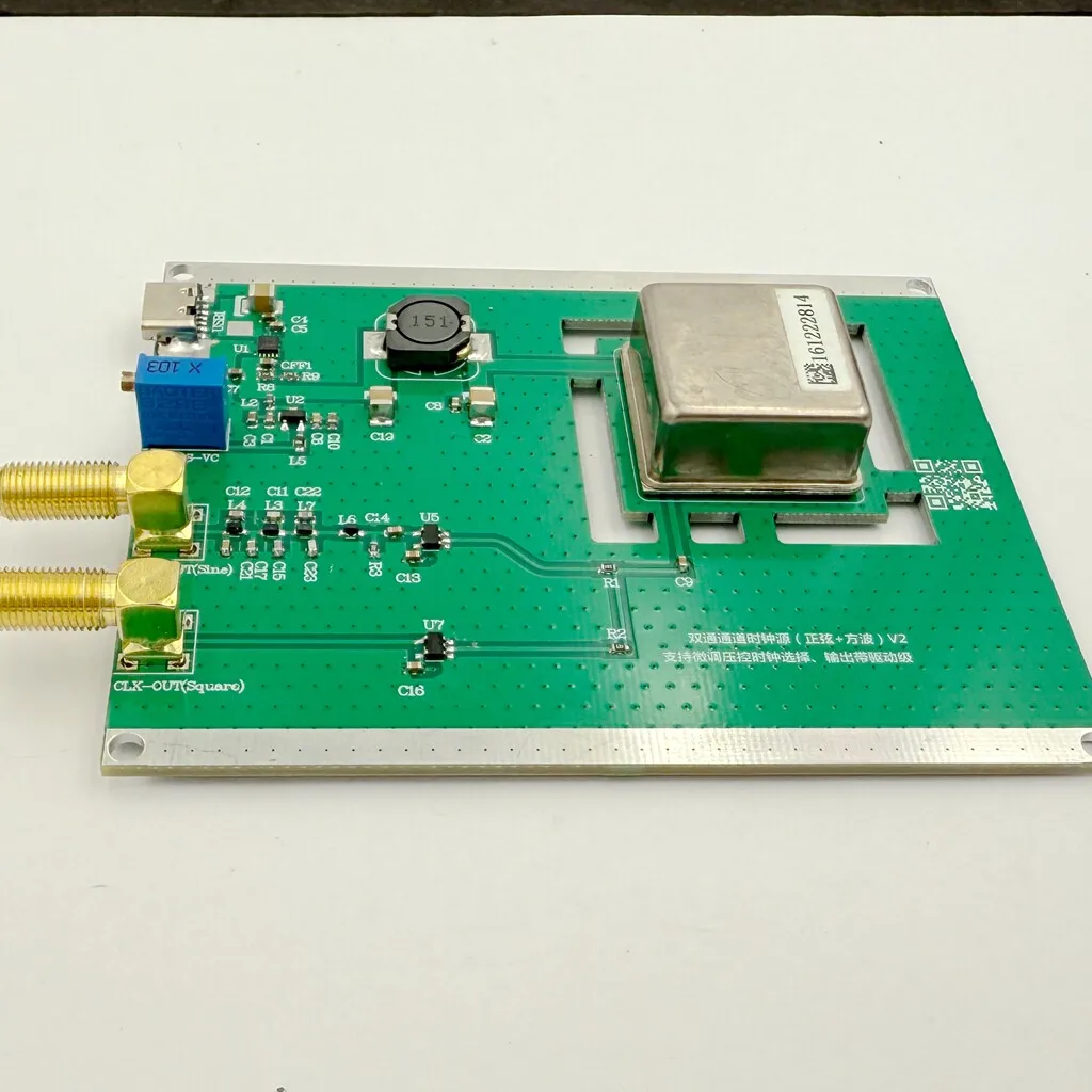 10M OCXO Board, Constant-temperature Crystal Oscillator, 10MHz, Good Stability, Sinusoidal Wave Output Low-pass
