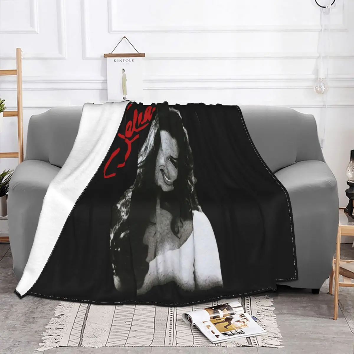 2000S Selena Quintanilla Bootleg Rap Size L Famous Casual Fitness Harajuku Plus Size Novelty Aesthetic Throw Blanket