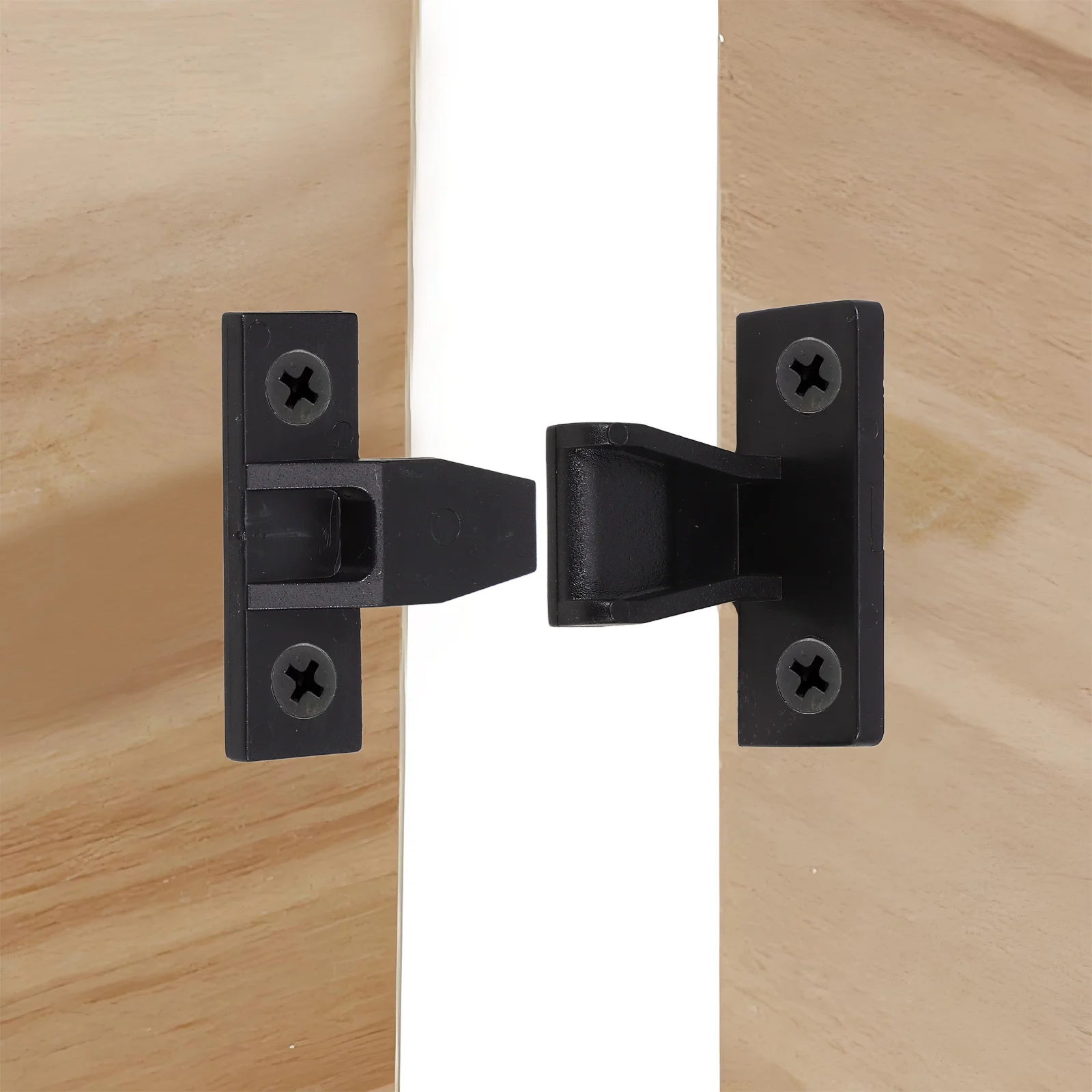 

12 set Plastic Furniture Panel Joints Bracket Push-On Corner Buckle For Cabinet Wardrobe Mounting Roman Column Wall Connector