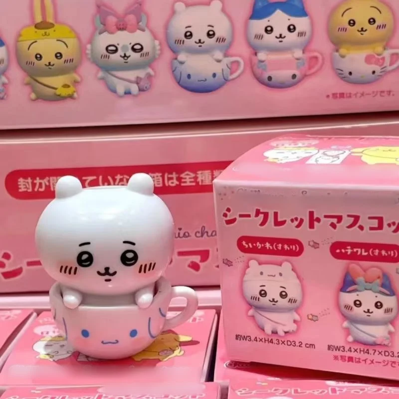 Chikawas شخصيات كرتونية كوب كرتوني Chikawas Hachiware Usagi كارتون لطيف نموذج لجسم الحلي صندوق جمع اللعب هدية #5