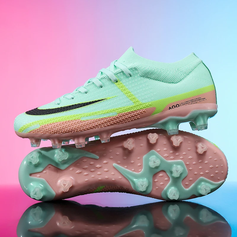 New Autumn High-quality Stable Adult Football Shoes Outdoor Lightweight Rebound Sports Shoes Trendy and Comfortable Spiked Shoes