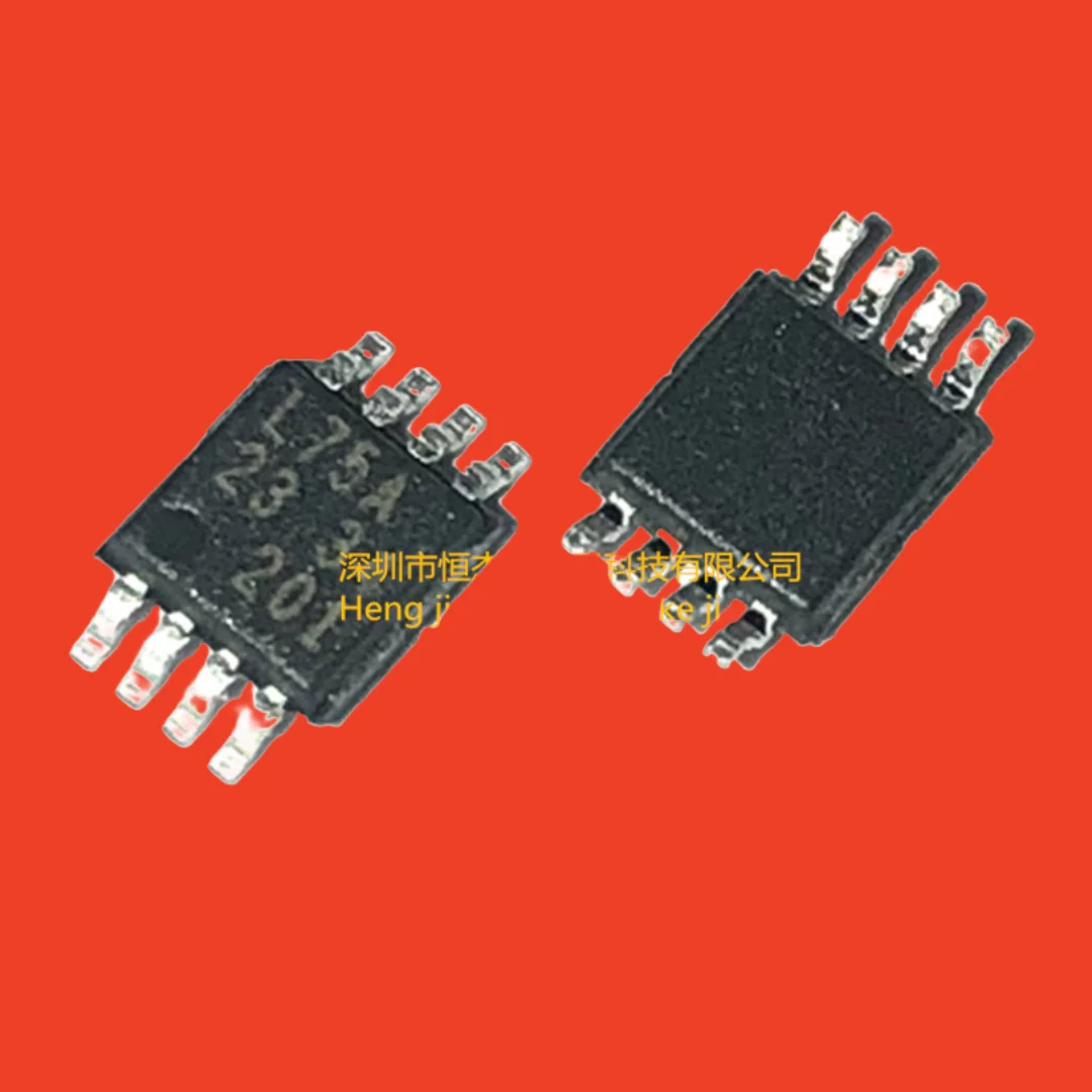 10PCS/LM75ADP LM75 L75A MSOP8 digital temperature sensor chip original genuine goods