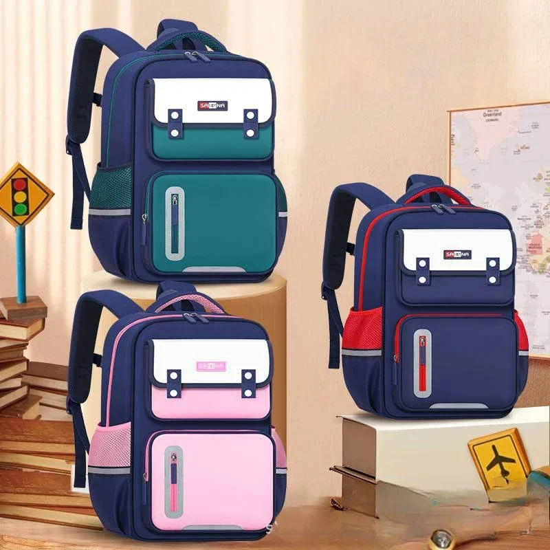 New Children Schoolbag British Shoulders Backpack  Primary School Bags Students Boys Girl Kids Waterproof Bag Mochila Infantil