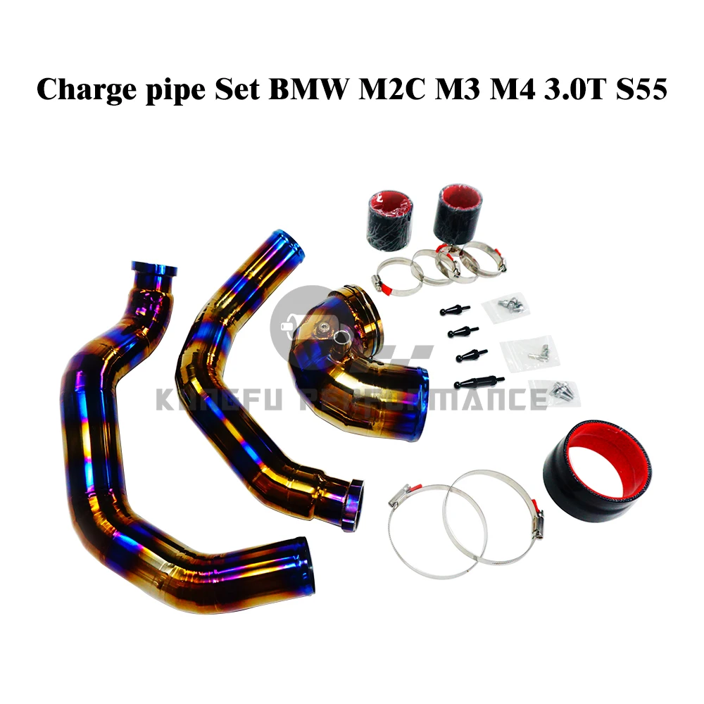 

KUNGFU PERFORMANCE High Quality Titanium Boost F80 M3 Chargepipe Kit for B M W F87 M2 M2C F82 F83 M4 Charge Pipe