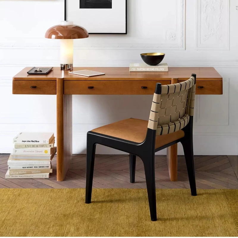 Traditional Solid Office Desks Wood Simple Modern Office Desks Durable Reliable Office Furniture Escritorios De Oficina ZY40BGZ