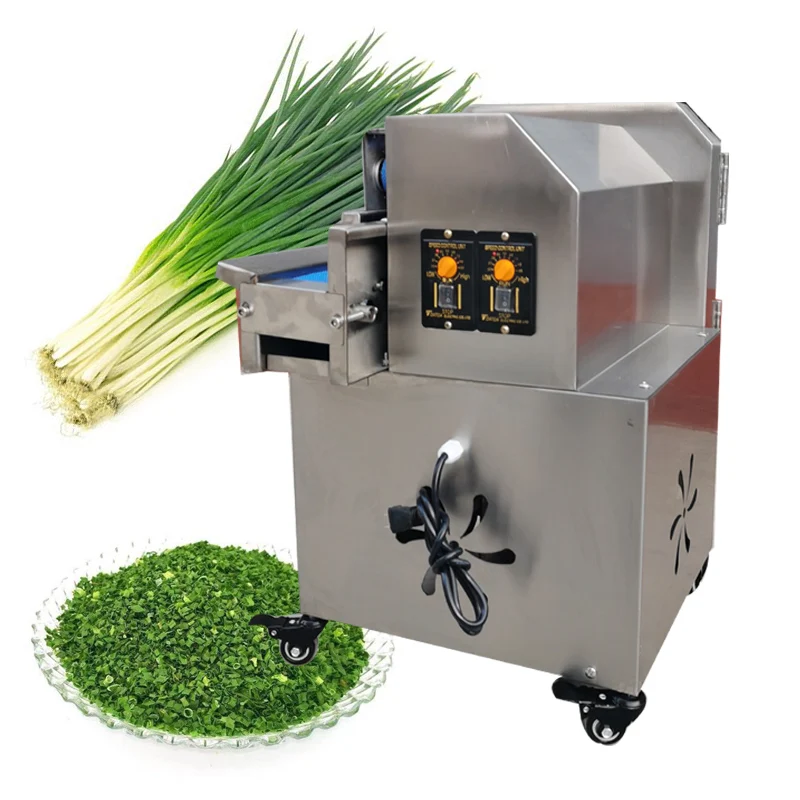 Commercial Electric Vegetable Cutting Machine Scallion Slicer Shredder Segmenter All-In-One Vegetable Cutting Machine ﻿