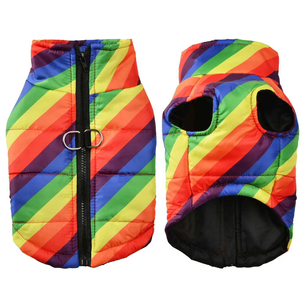 Hundejacke, Mantel für kleine und mittelgroße Hunde, Katzen, Winter, warme Fleece-Welpenkleidung mit D-Ring, Chihuahua, Schnauzer, Bulldogge, Haustier-Outfits