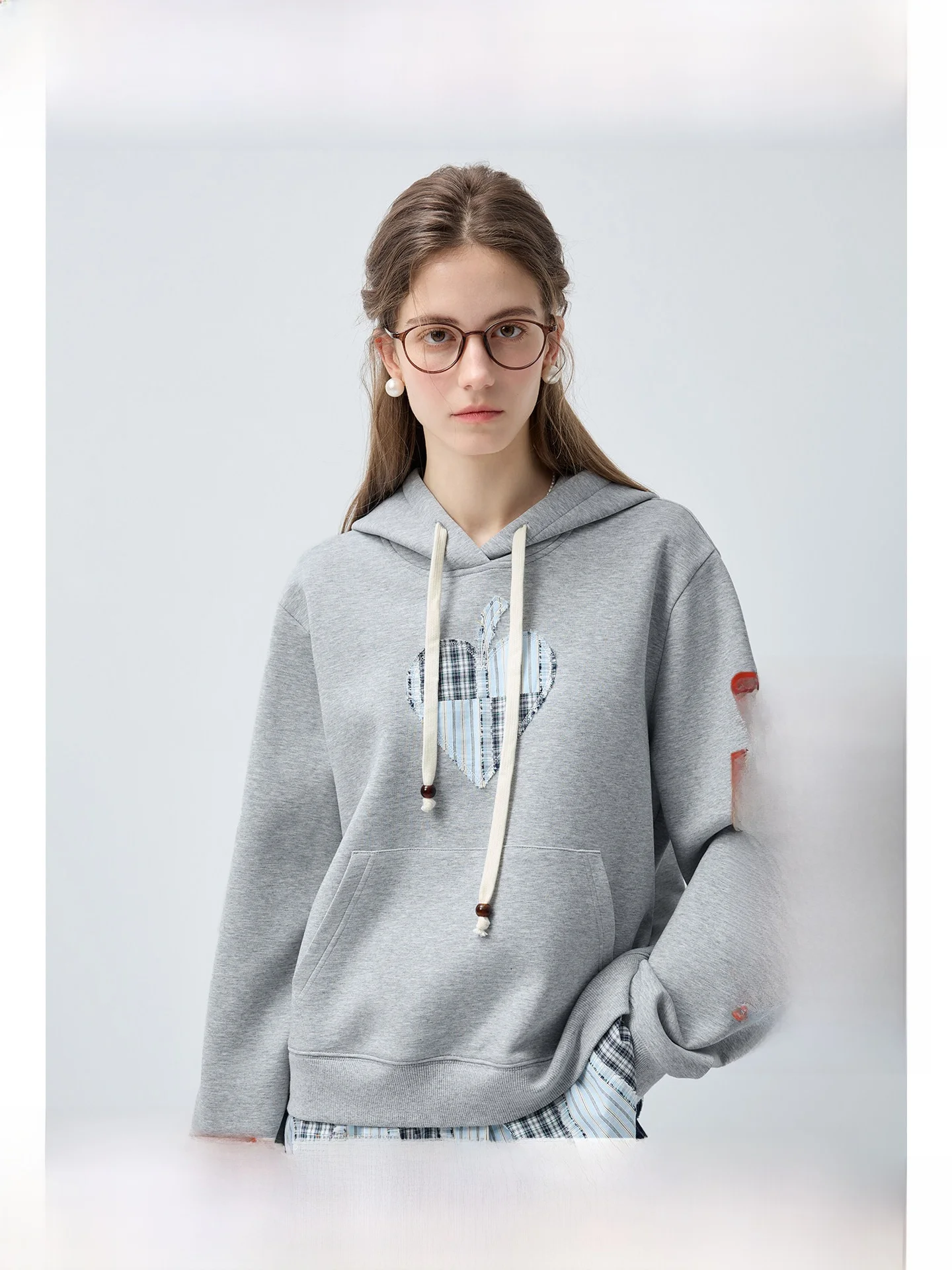 

Rui plus Size Women's Hoodie Loose Fit Casual Spring New Sle Micro Plump Mm Long Sve Breathable Comfortable Sweatirt