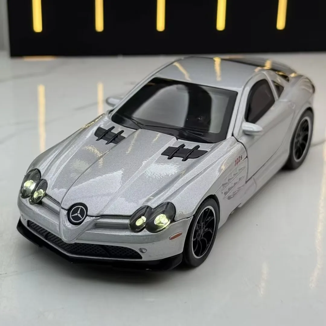 

1:32 SLR 722S Alloy Limited Edition Sports Car Model Diecasts Metal Classic Racing Car Vehicles Model Sound Light Kids Toys Gift