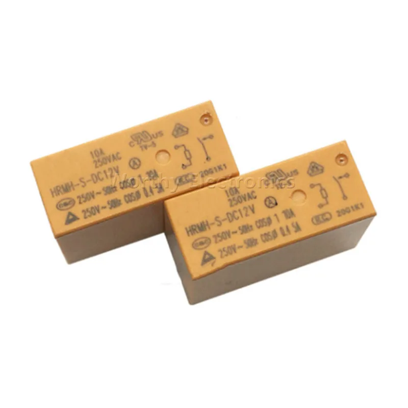 Free shipping  10pcs/lot  12VDC  16A   4PIN   HRMH-S-DC12V