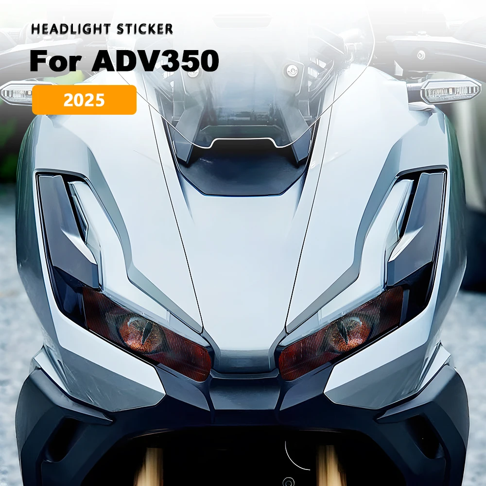 

Наклейки на фары мотоцикла, водонепроницаемые крутые защитные наклейки на фары для Honda ADV350 ADV 350 adv350 2024 2025, аксессуары