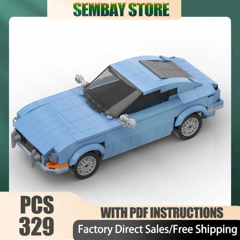 

Sport Car Moc Building Bricks Modular 240z Speed Champions Car Model Technology Blocks Christmas DIY Toy Construction Gifts