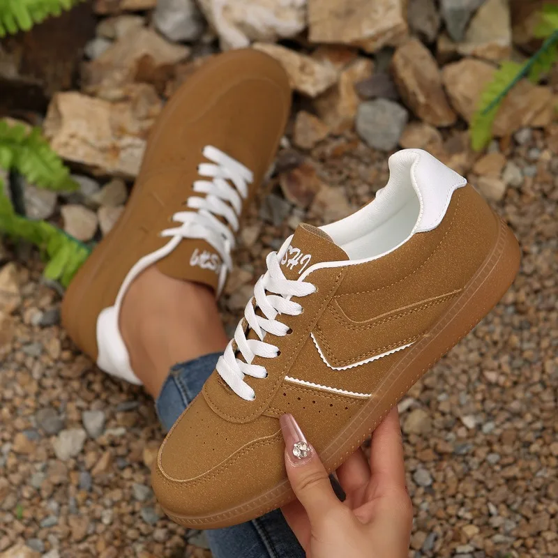 2025nuove scarpe casual scarpe da corsa all-match alla moda in pelle Pu comode scarpe sportive leggere da donna Zapatos De Mujer