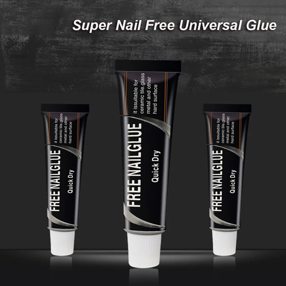 Super All-purpose Glue Quick Drying Glue Strong Adhesive Sealant Waterproof Fix Glue Nail Free Adhesive For Stationery Glass