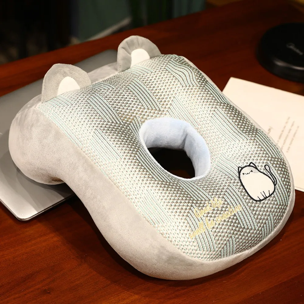 

Room Cushion Comfortable Dormitory Pillow Soft Cartoon Office Pillow Multifunctional Breathable Portable Pillow Room Decoration