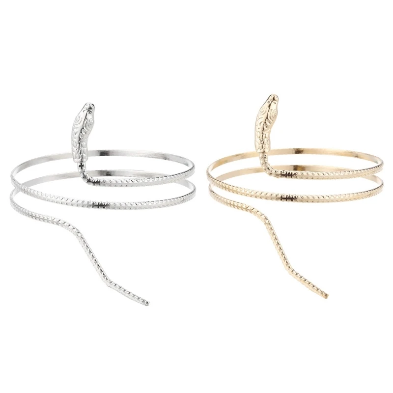 Blingbling Snake Upper Arm Cuffs Armlet Modern Armband Bangle Women Jewelry