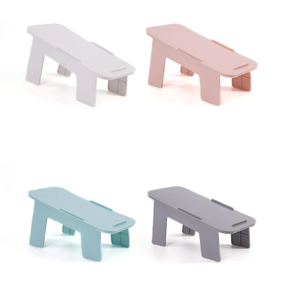 

4Pcs Creative Shoes Storage Rack Easy to Use Not Easy to Fall Off Household Organizer for Multiple Shoe Types White