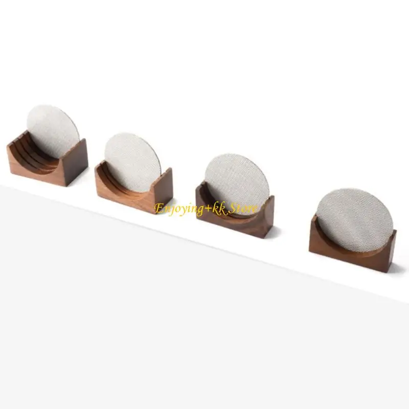 Q1JB Coffee Portafilter Stand Multryuse Filtro Mesh Stand Stand Desktop Holder