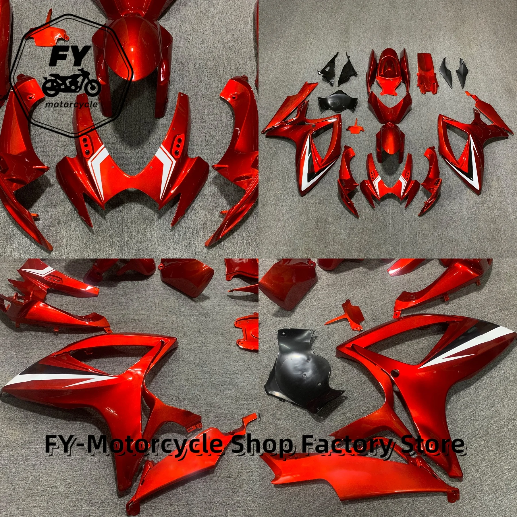 Custom Painted Complete Fairing Assembly For GSX-R 600 750 K6 2006-2007 Motorcycle ABS Molded Full Bodywork Outer Cover Set