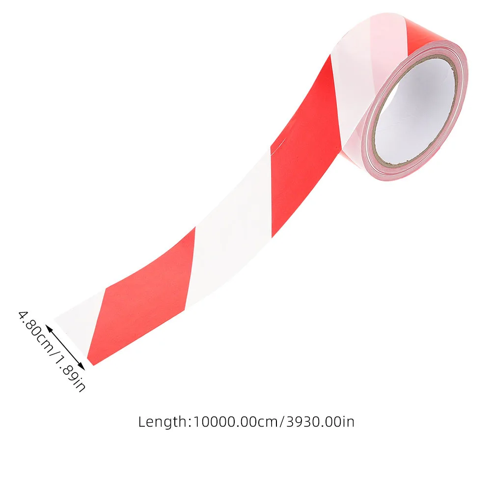 4 Rolls Warning Tape Non Adhesive Caution Strips Safety Barrier Tape for Area Isolation and Construction Use