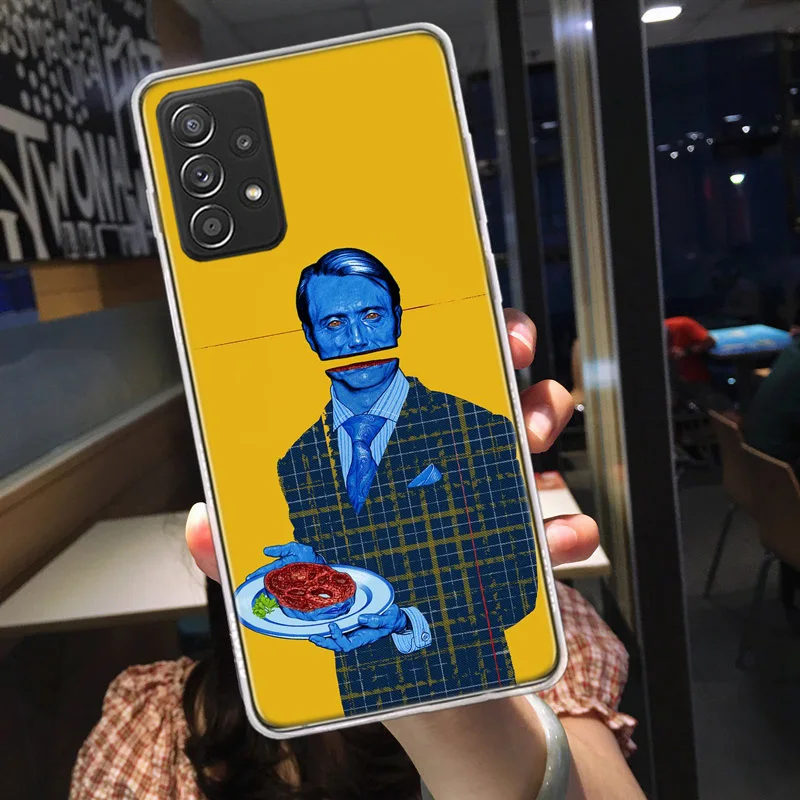 Killer Movie Hannibal Phone Case For Galaxy S23 S20 S21 FE Plus Samsung S24 S22 Ultra TPU Pattern S10 S10E S9 S8 S7 Edge Cover S image 5